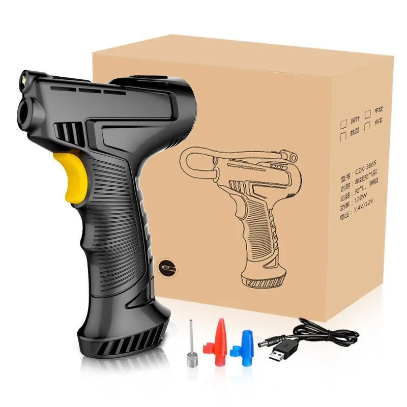 Wireless digital handheld tire inflator